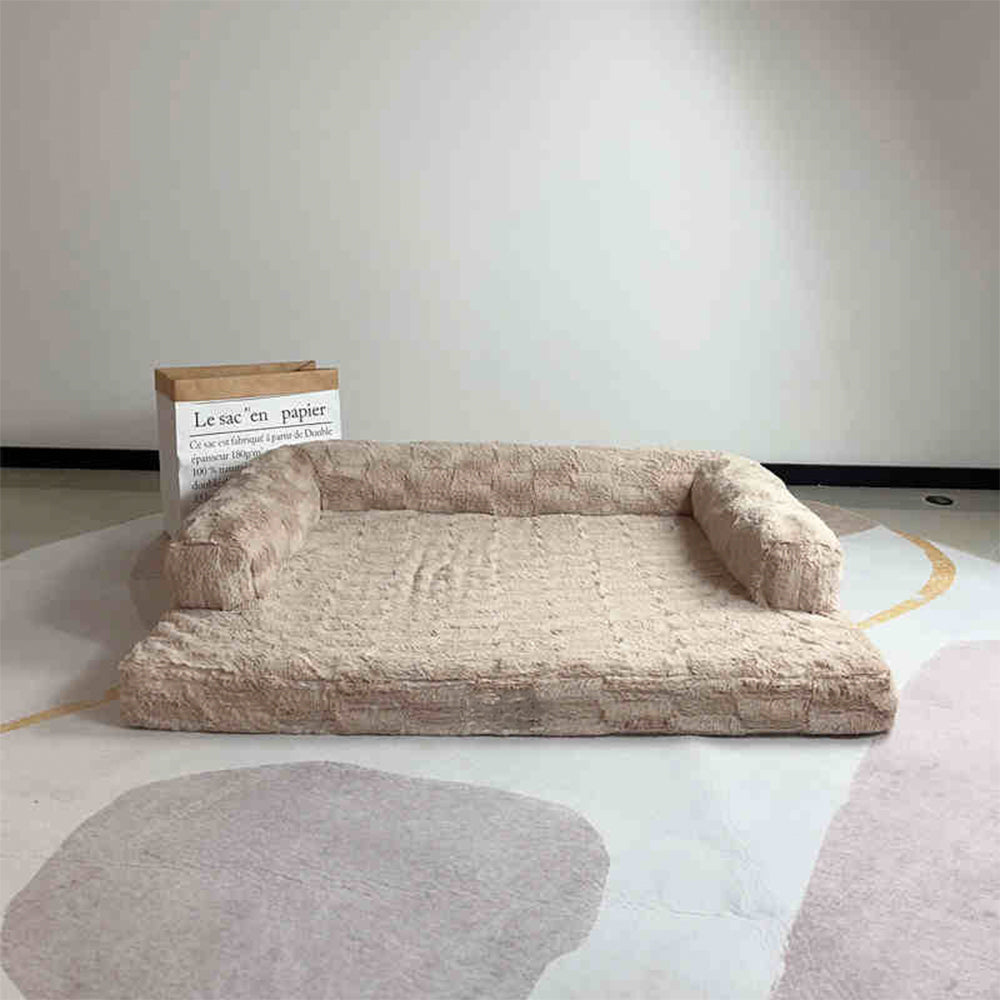 Spacious Orthopedic Soft Skin-Friendly Washable Dog & Cat Sofa Bed