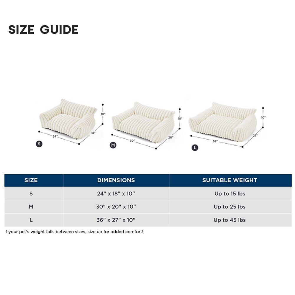 Luxurious Faux Rabbit Fur Supportive Lounge Dog & Cat Soft Bed